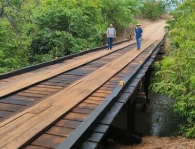 Imagem da notícia Prefeitura Figueirão agradece Governo do Estado pela rapidez na reforma da ponte na MS-223